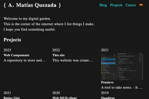 Captura de pantalla de esta web